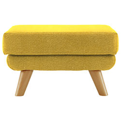 G Plan Vintage The Fifty Five Footstool Bobble Mustard